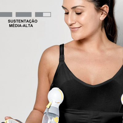 Sutiã de Amamentação e Extração Medela 3 em 1 Preto - Compatibilidade